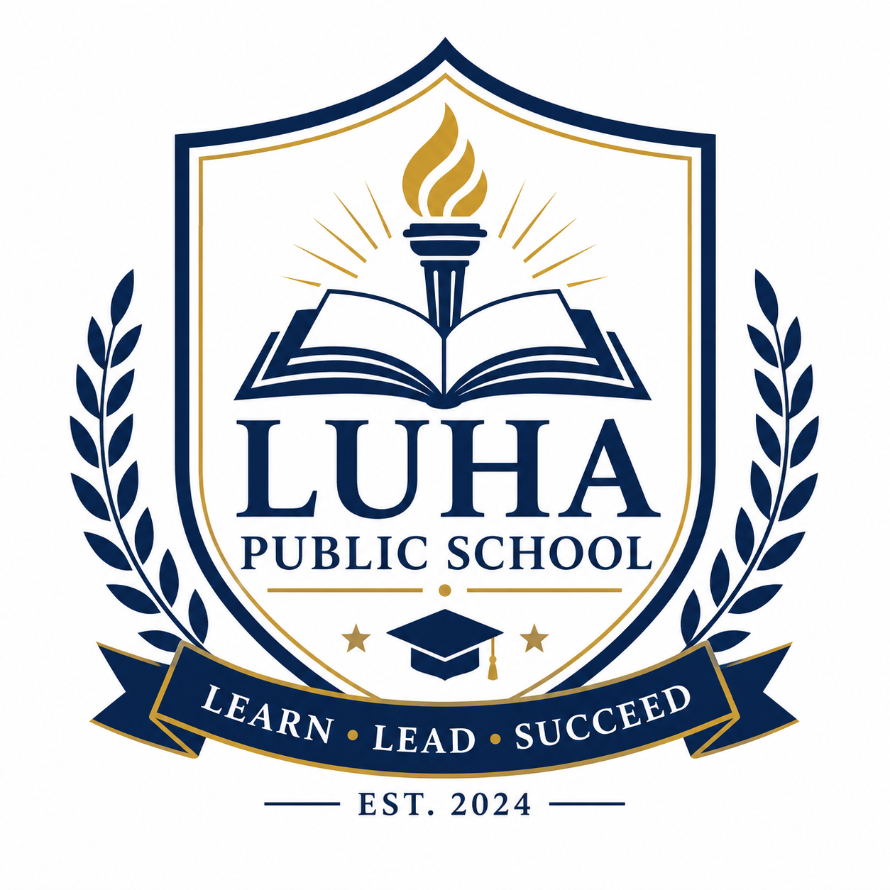 Luha Public School logo